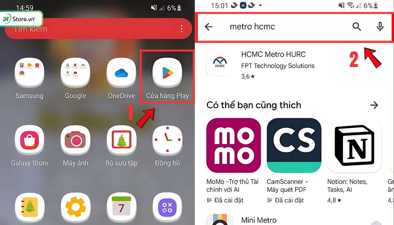 Cách sử dụng ứng dụng Metro HCMC trên điện thoại