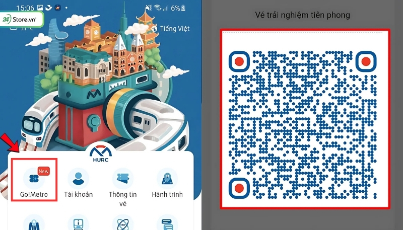 Cách sử dụng app Metro HCMC đi tuyến Metro Sài Gòn