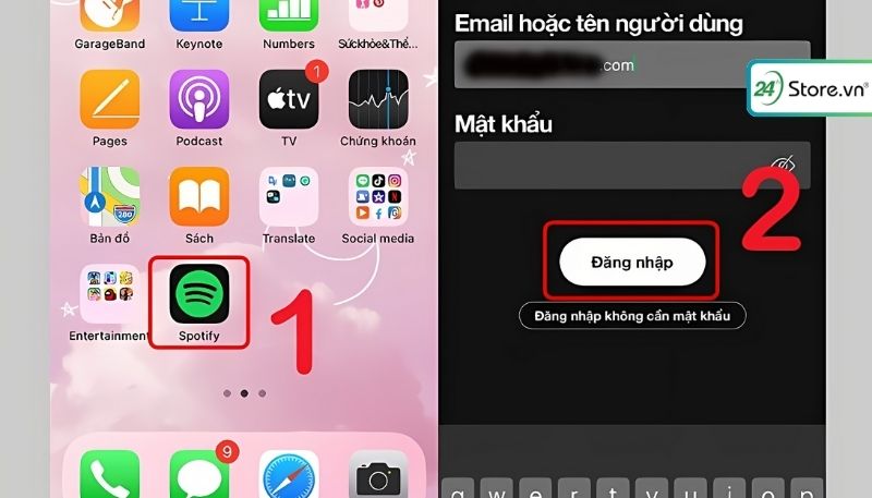 Tải nhạc trên Spotify về điện thoại 