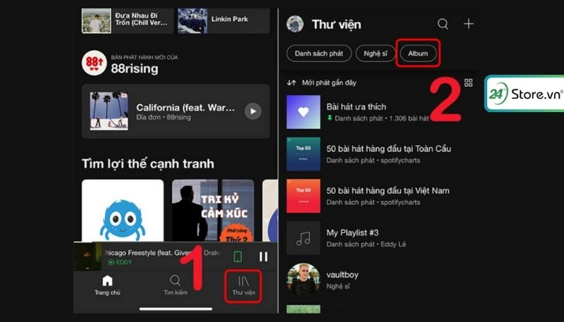 Cách tải nhạc trên Spotify về điện thoại 