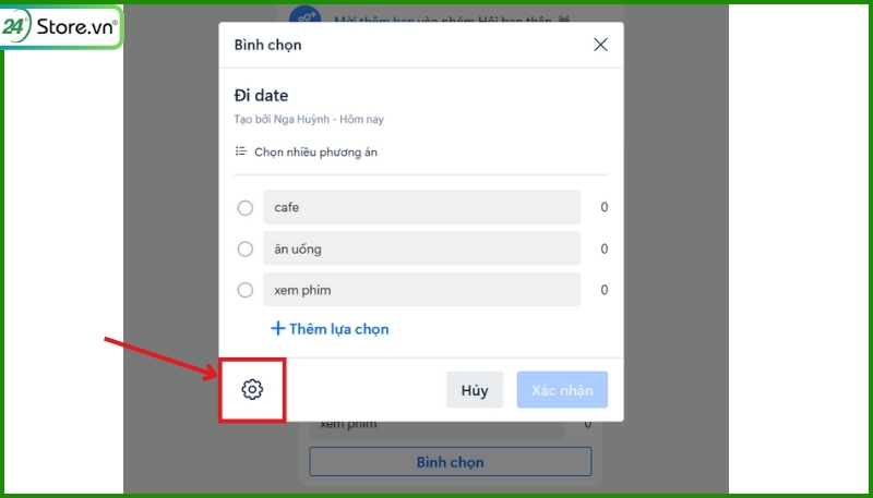 cách tạo bình chọn trên zalo pc