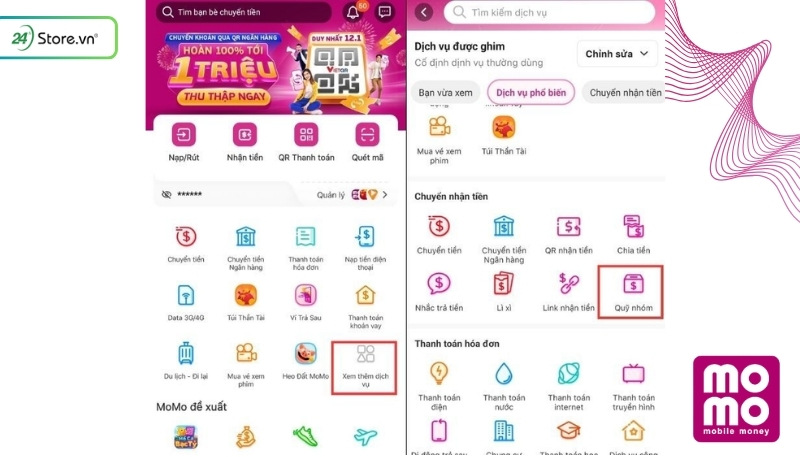 Cách tạo quỹ nhóm trên MoMo cùng bạn bè siêu tiện lợi