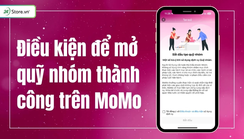 Điều kiện để mở quỹ nhóm thành công trên MoMo
