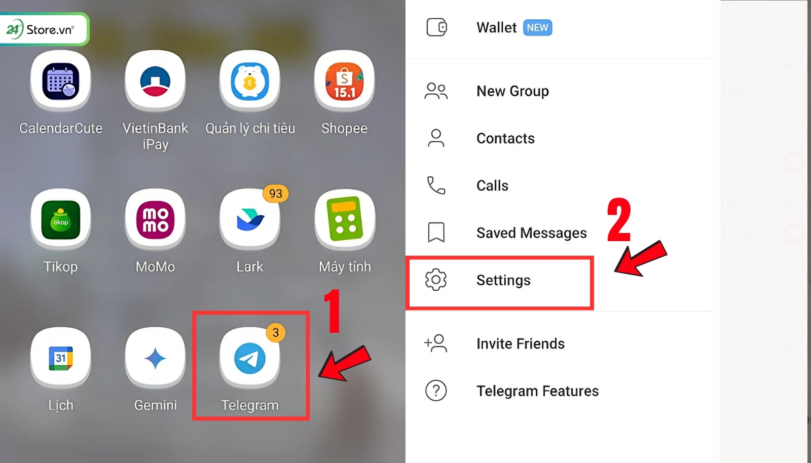 Cách tắt trạng thái online trên Telegram