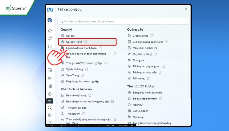 cấp quyền truy cập fanpage thành công