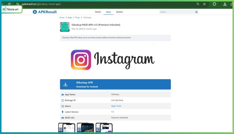Cách xem tài khoản riêng tư Instagram bằng công cụ 