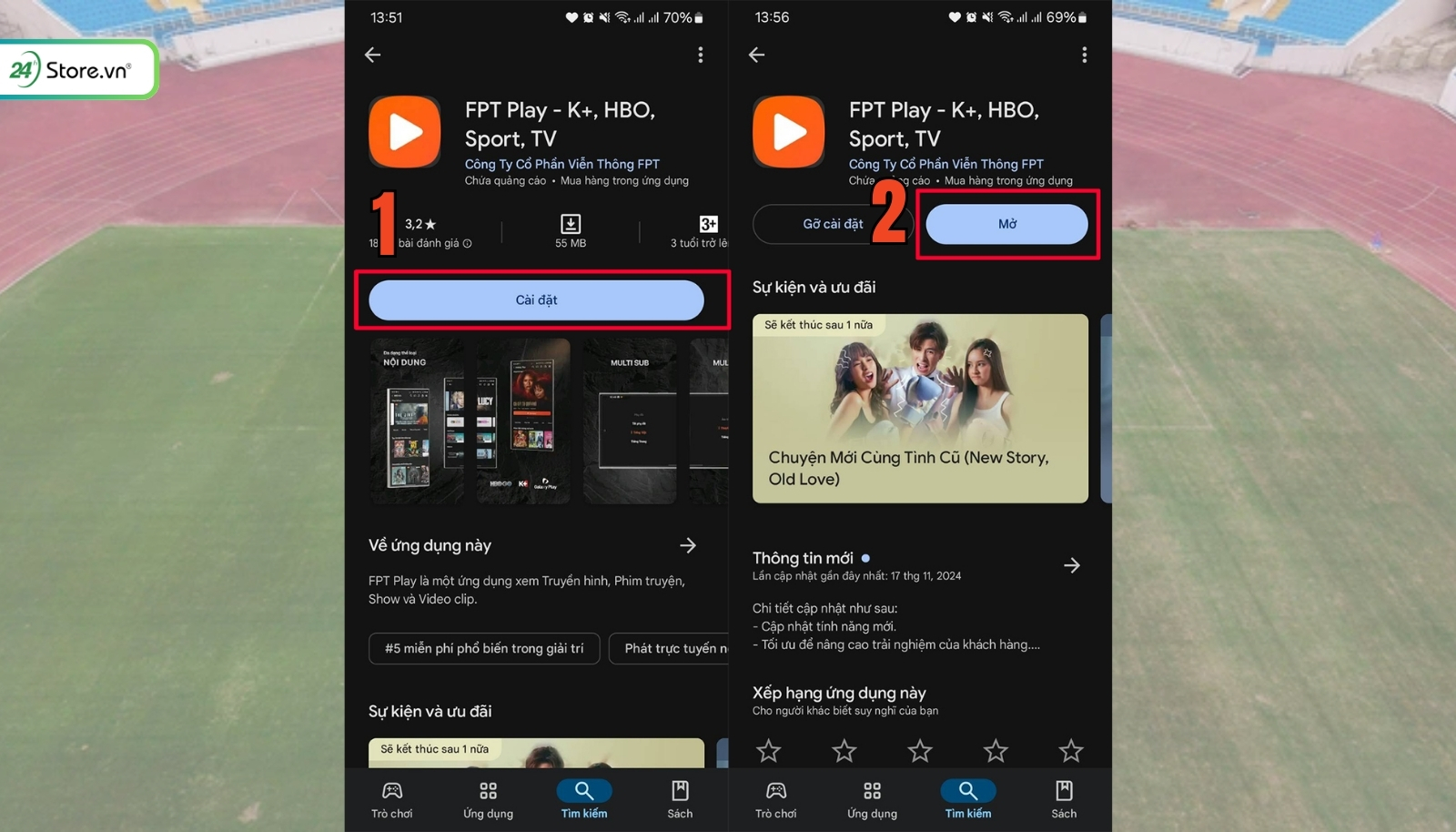 Cách xem AFF Cup 2024 trực tiếp trên FPT Play