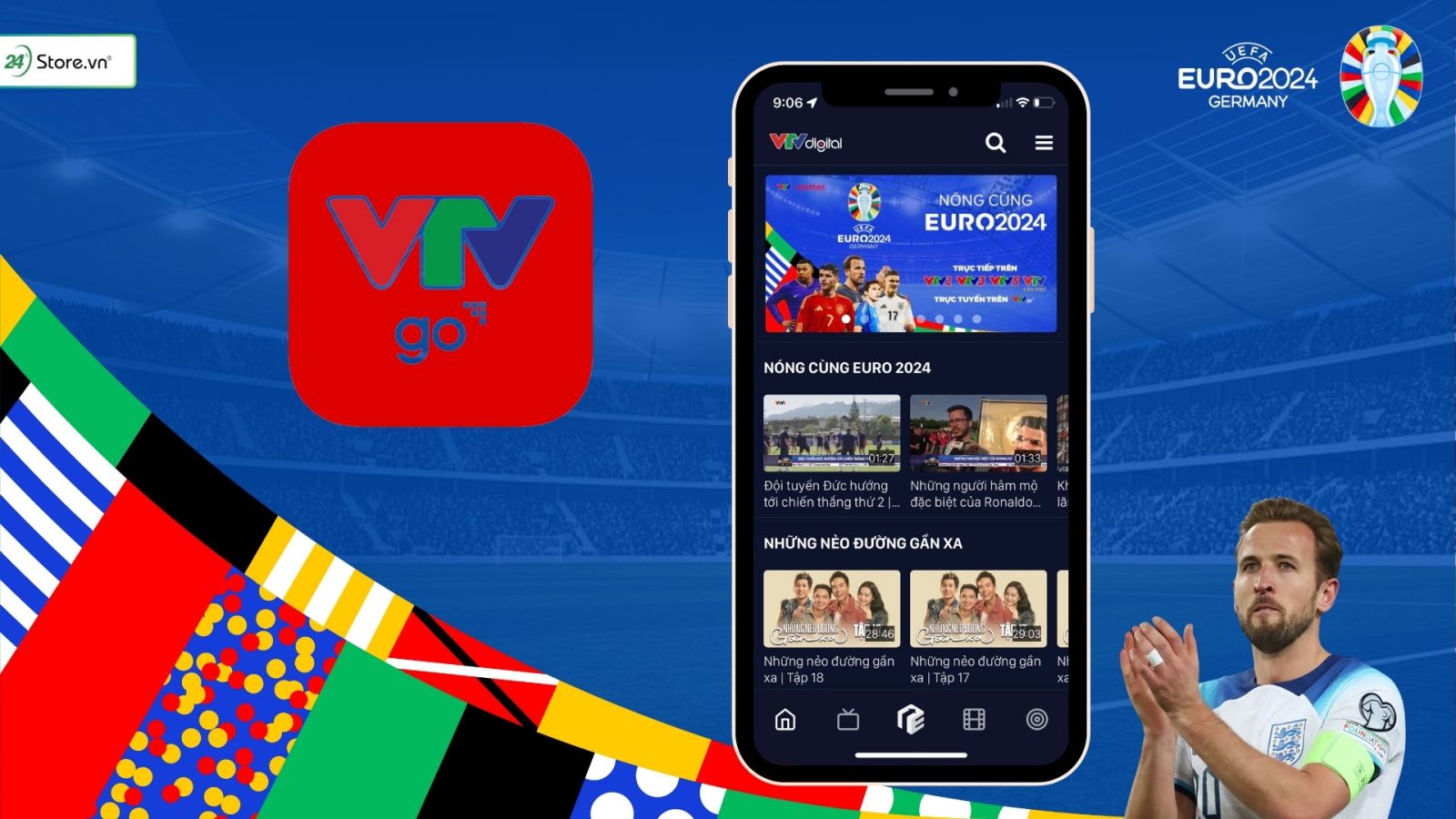 cách xem euro 2024 miễn phí