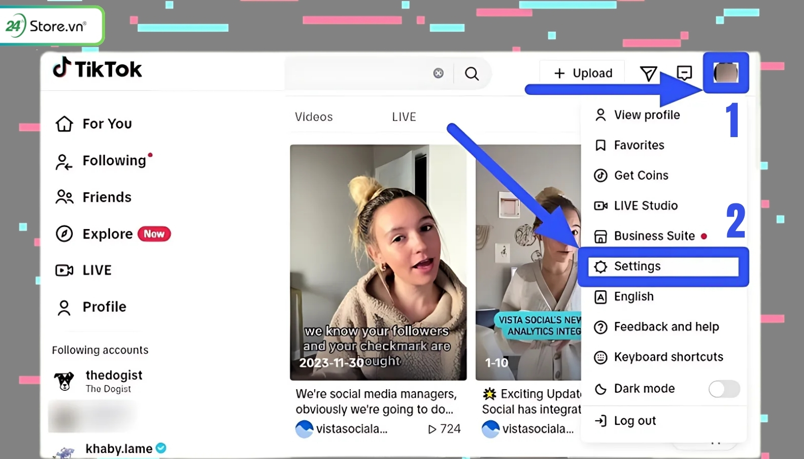 Cách xem Tiktok Wrapped trên máy tính
