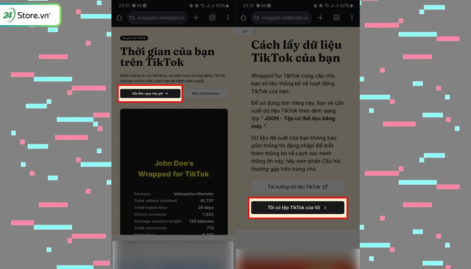 Cách xem Tiktok Wrapped trên iPhone