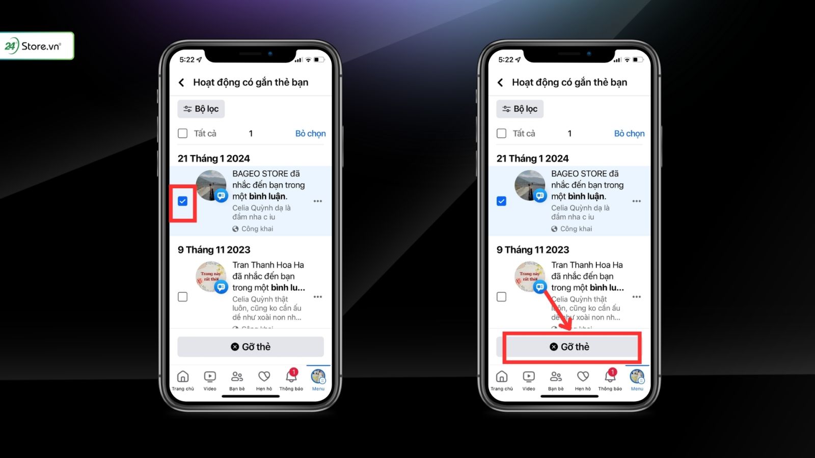 Cách xóa, gỡ bài viết được gắn thẻ trên Facebook