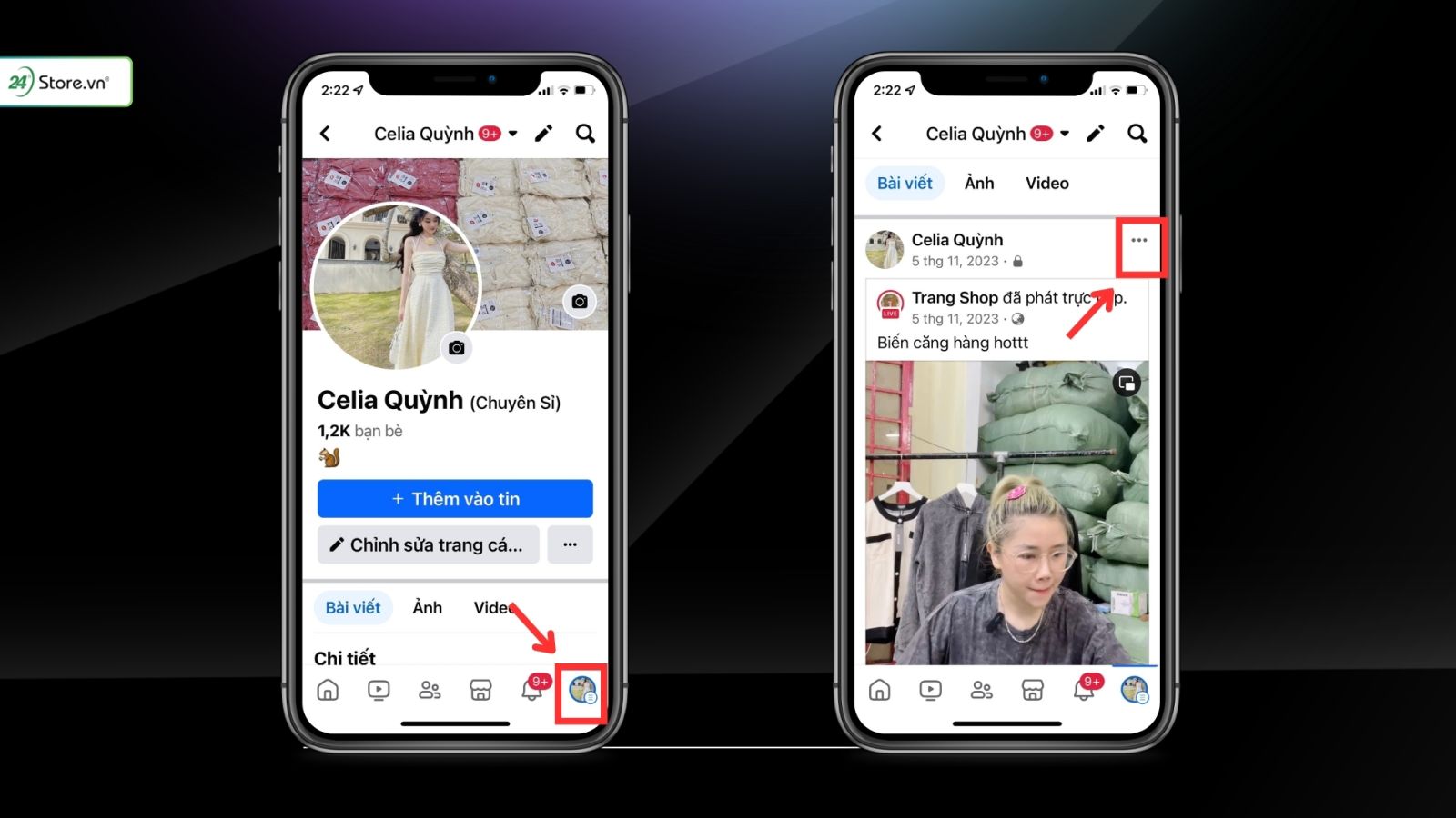cách xóa bài viết trên Facebook trên điện thoại