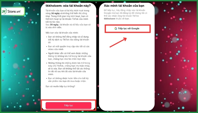Cách xóa tài khoản TikTok trên điện thoại năm 2024