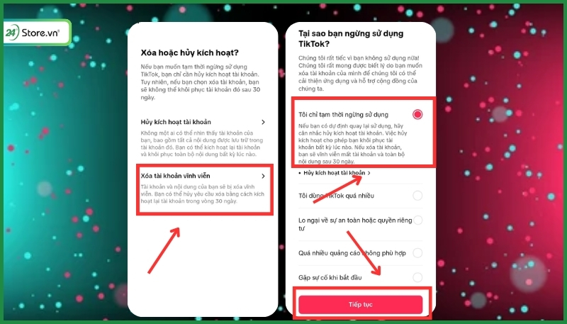 Cách xóa tài khoản TikTok trên điện thoại 1