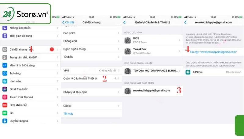 cách cài file ipa quan testflight