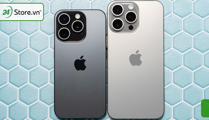 So sánh cấu hình iPhone 15 Pro và 15 Pro Max