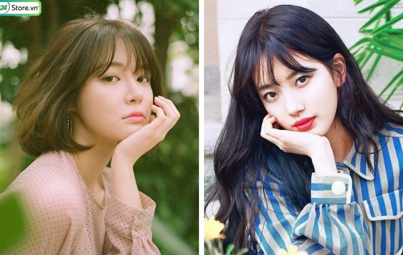 chụp ảnh selfie chống cằm dễ thương