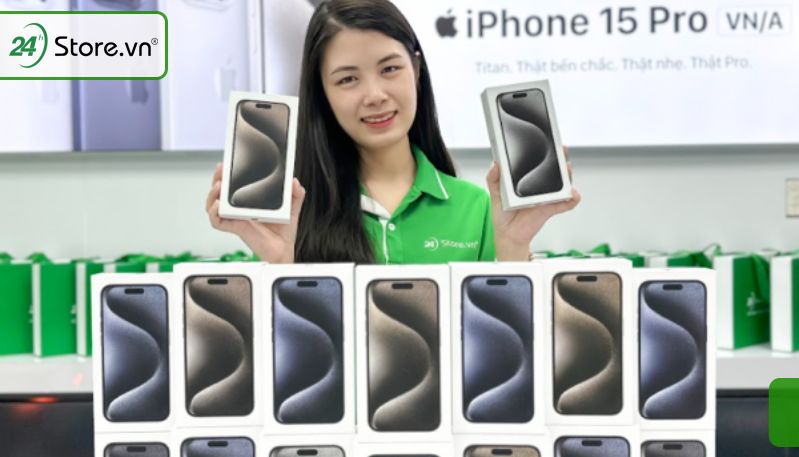 Mua iPhone 15 Pro Max 512gb tại 24hStore 
