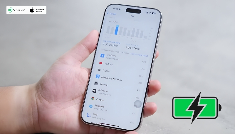 iphone 16 pro max like new pin có bền không