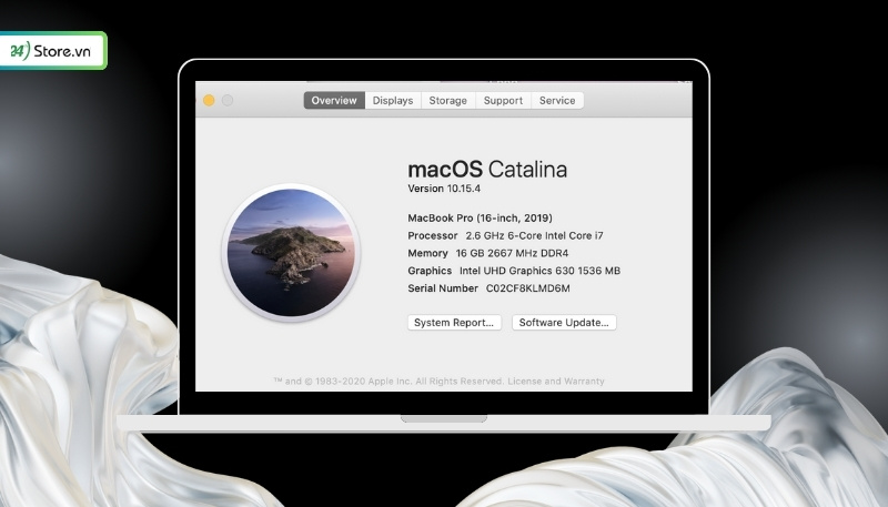 Kinh nghiệm chọn mua Macbook cũ Kiểm tra cấu hình máy