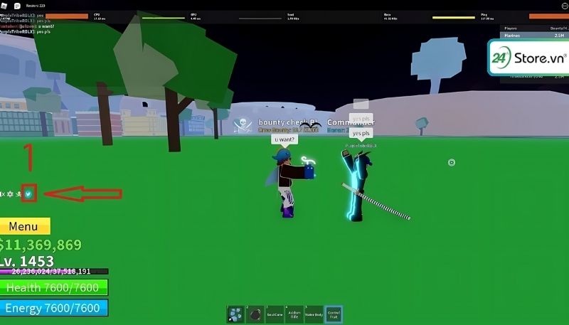 Code Blox Fruit x2 Exp 2