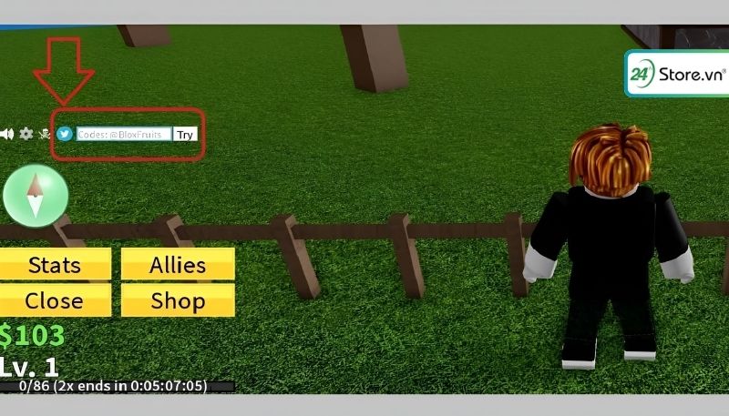 Code Blox Fruit x2 Exp 4