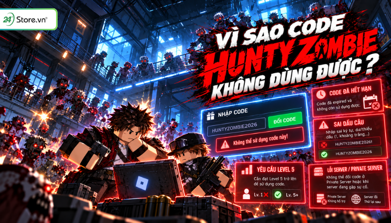 Code Hunty Zombie mới nhất