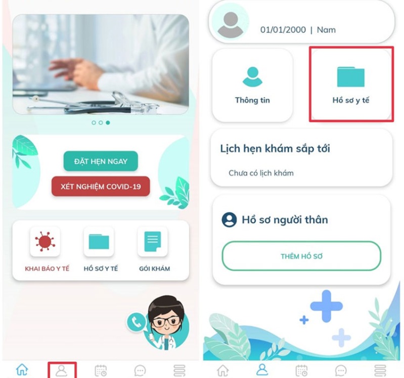 Đăng ký xét nghiệm COVID-19 trên điện thoại cực nhanh