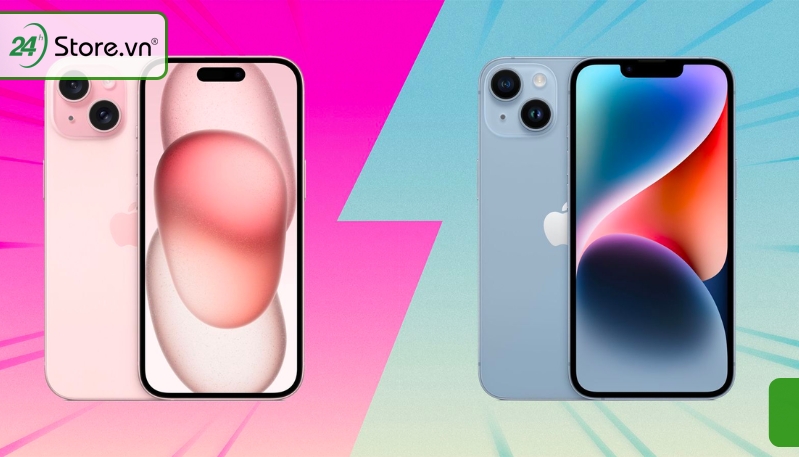 So sánh camera iPhone 15 với iPhone 14 bản tiêu chuẩn