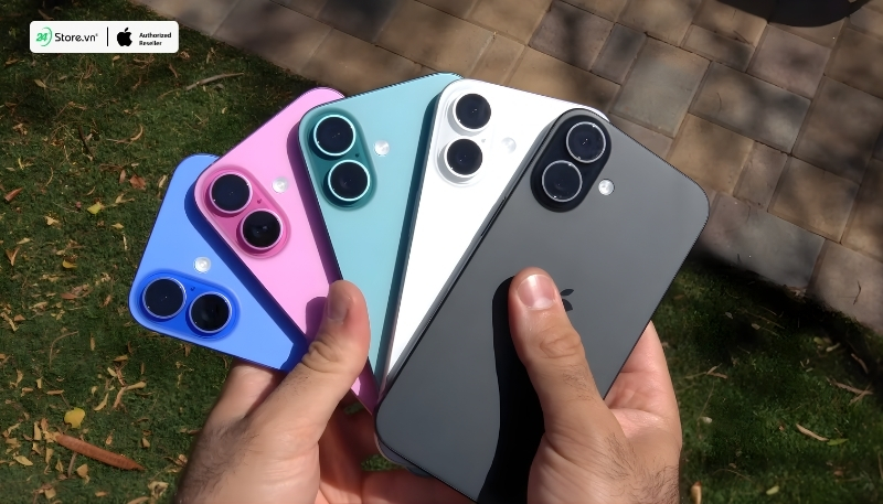 đánh giá màu sắc iphone 16 plus