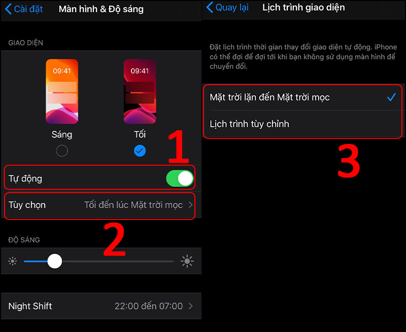 Tùy chọn tính năng mà bạn mong muốn