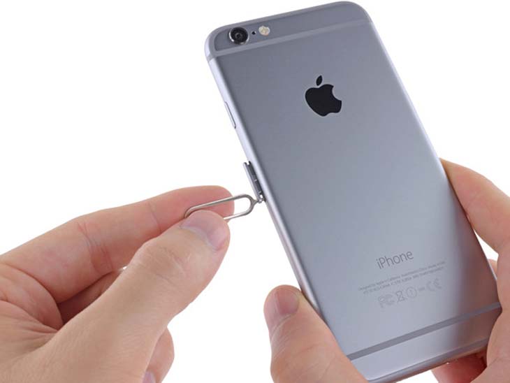 điện thoại bị kẹt khay sim