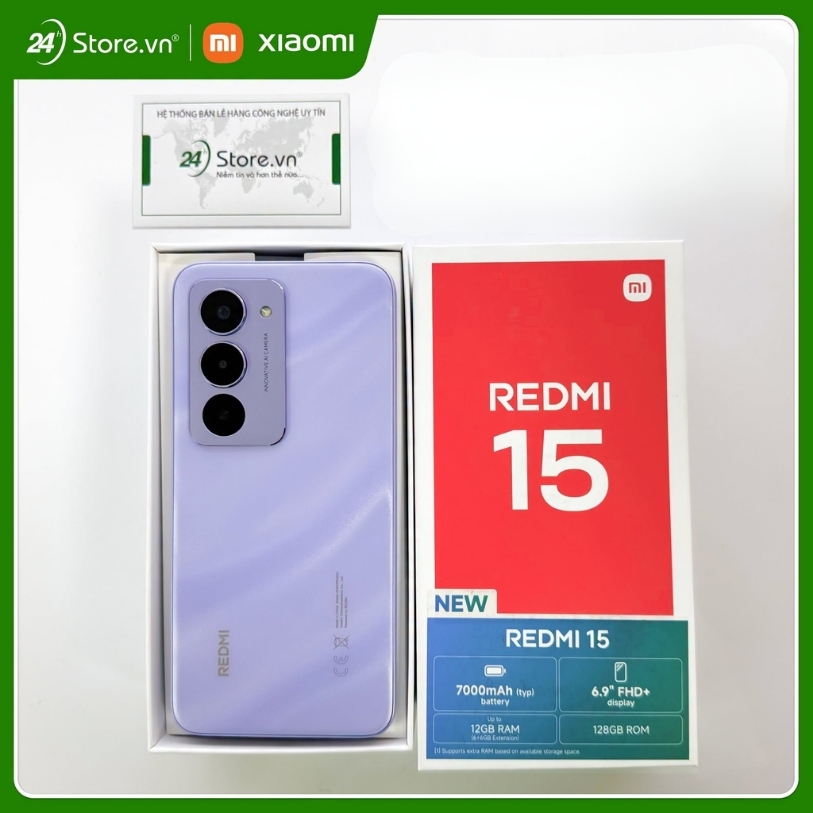 điện thoại xiaomi dưới 5 triệu - redmi 15 8gb