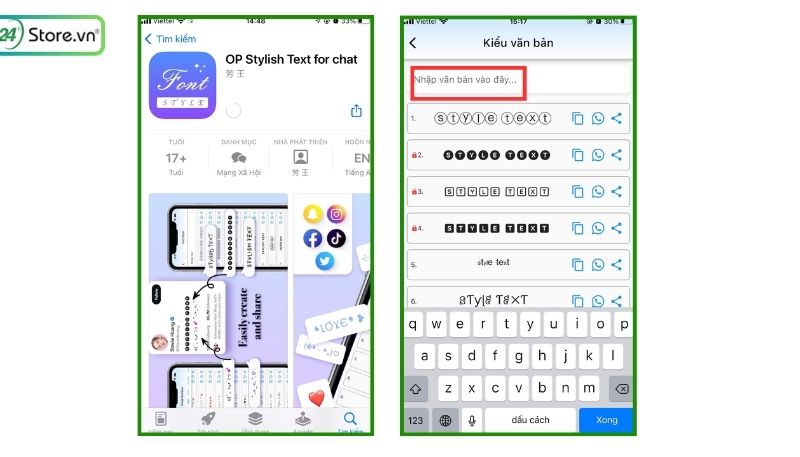 font chữ đẹp tiếng việt