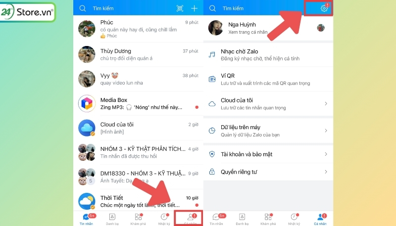 đổi nhạc chuông zalo iPhone