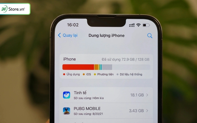 điện thoại iphone dung luwownmgj 128gb