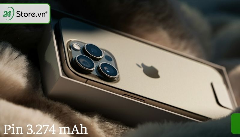 Thông tin về pin iPhone 15 Pro dung lượng bao nhiêu mAh