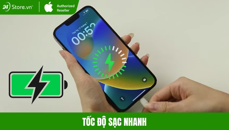 Dùng sạc Macbook cho iPhone 16 sạc nhanh