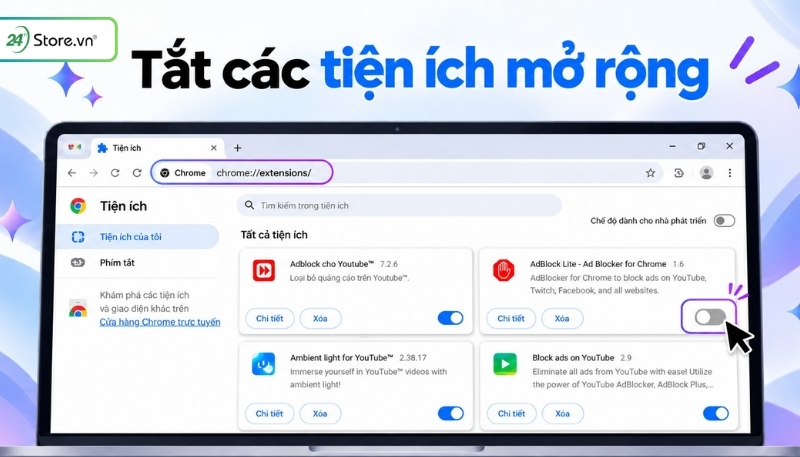 Khắc phuc Gemini bị lỗi