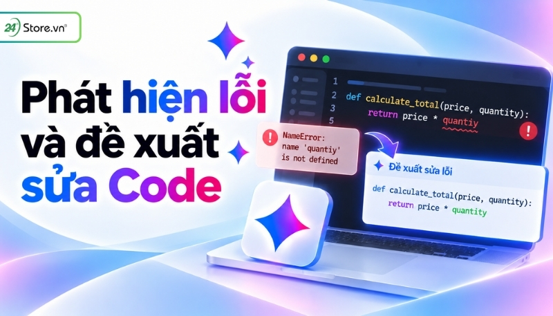 Gemini Code Assist phát hiện lỗi và đề xuất sửa