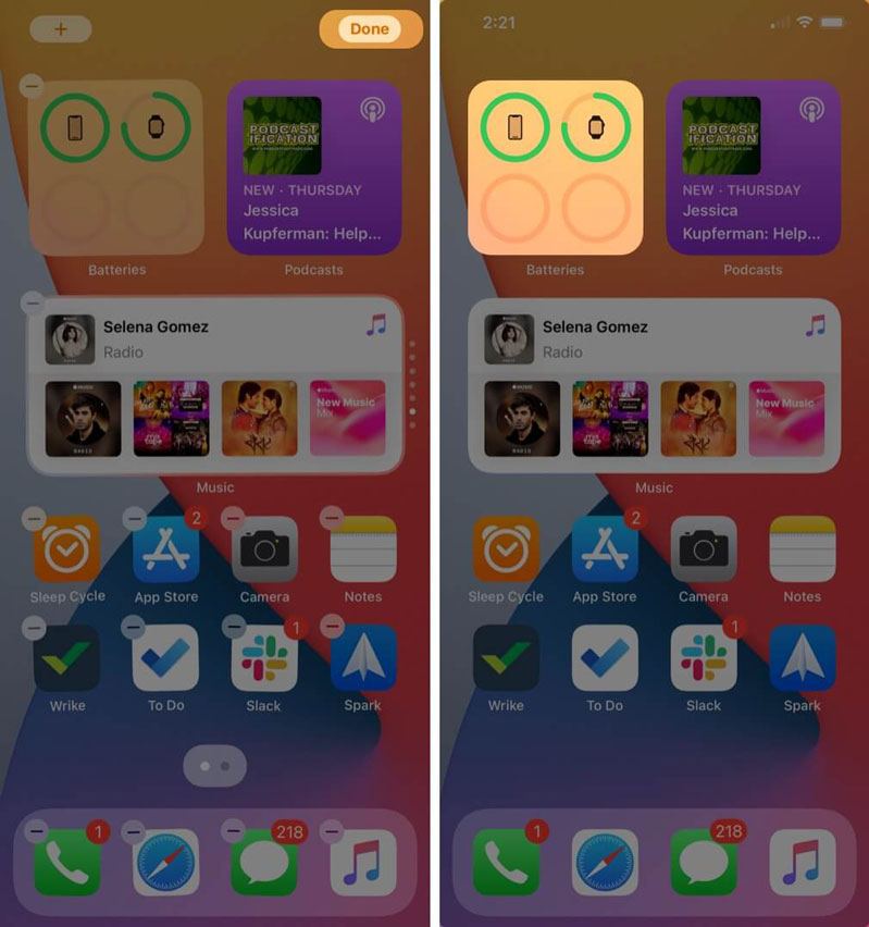 Hiển thị phần trăm pin iPhone 13 đơn giản