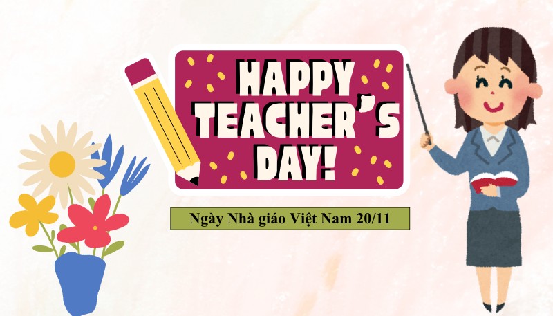Hình ảnh thiệp 20/11 đẹp nhất tặng thầy cô giáo