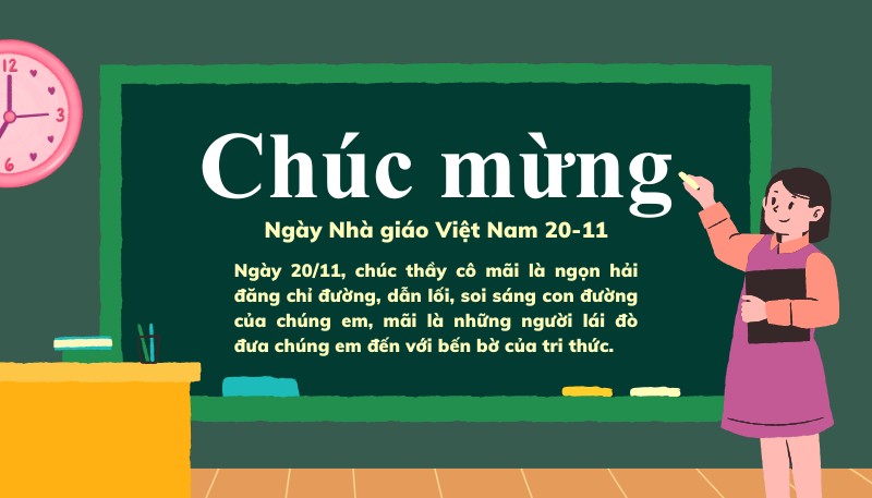 Hình ảnh thiệp 20/11 đẹp nhất tặng thầy cô giáo