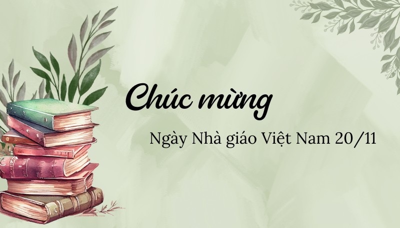 Hình ảnh thiệp 20/11 đẹp nhất tặng thầy cô giáo