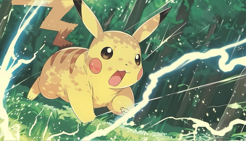 ảnh nền pokemon pikachu đáng yêu 4k