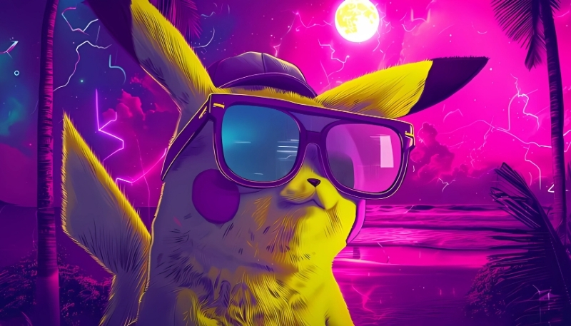 hình nền pokemon pikachu tinh nghịch