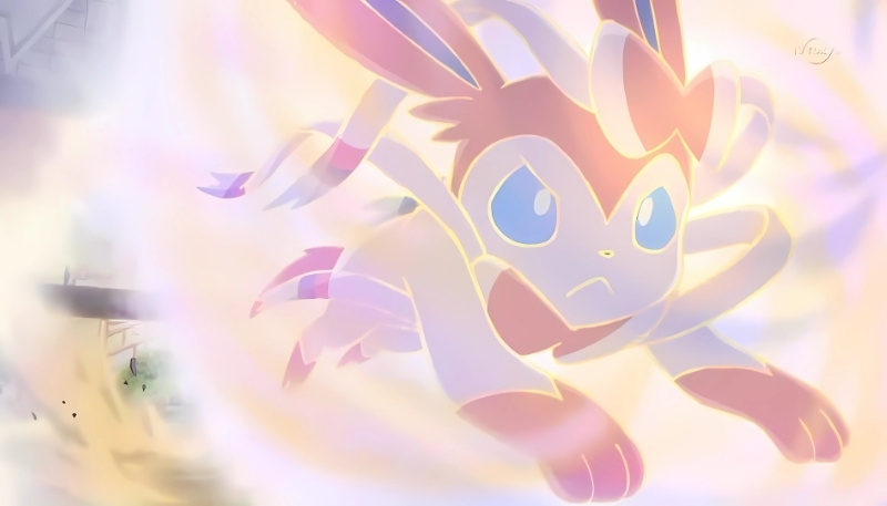 hình nền pokemon thiên thần sylveon 4k cute