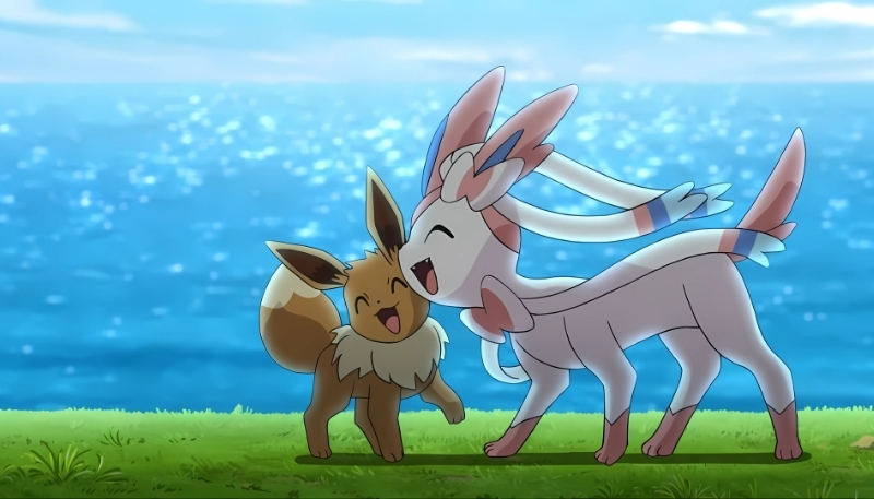 hình nền pokemon thiên thần sylveon cute đẹp