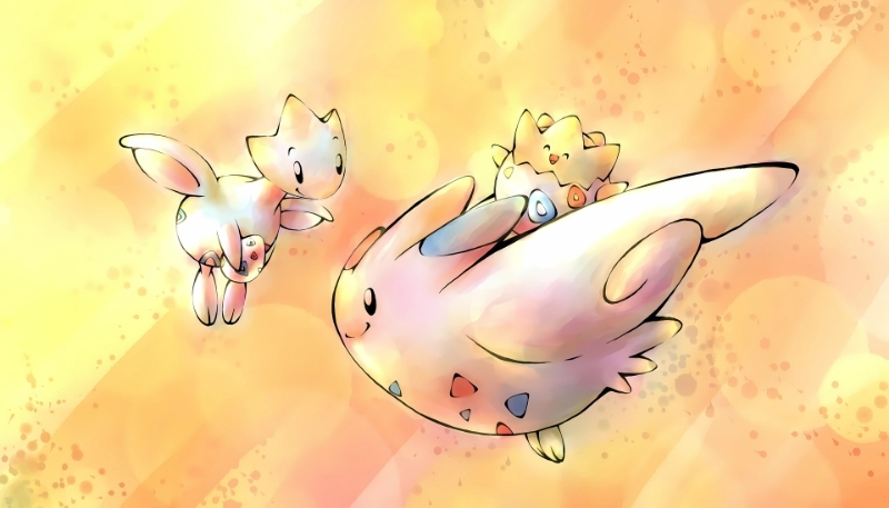 tải hình nền pokemon hệ tiến togepi siêu dễ thương