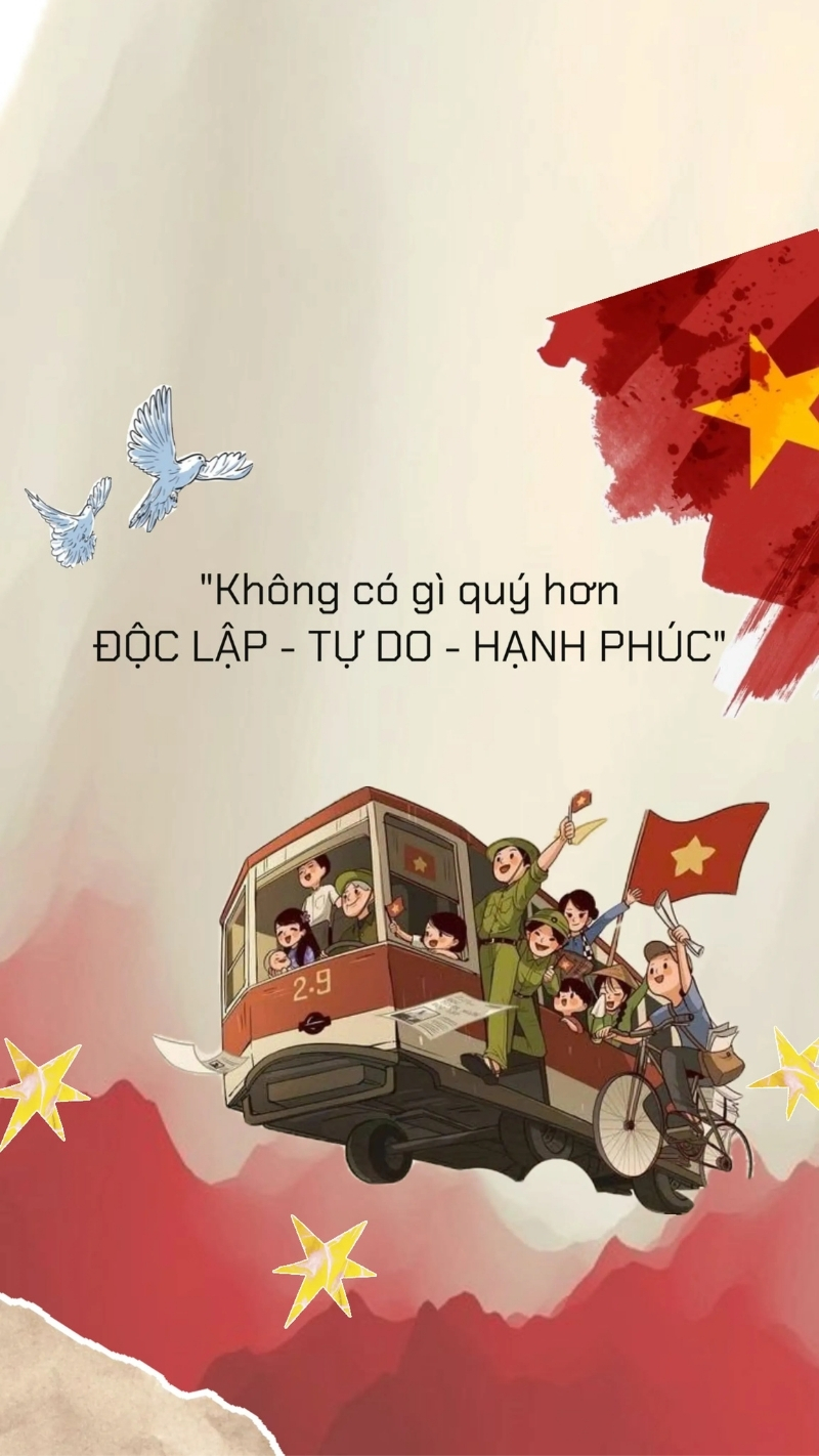 Ảnh nền 2/9 tuyệt vời cho điện thoại